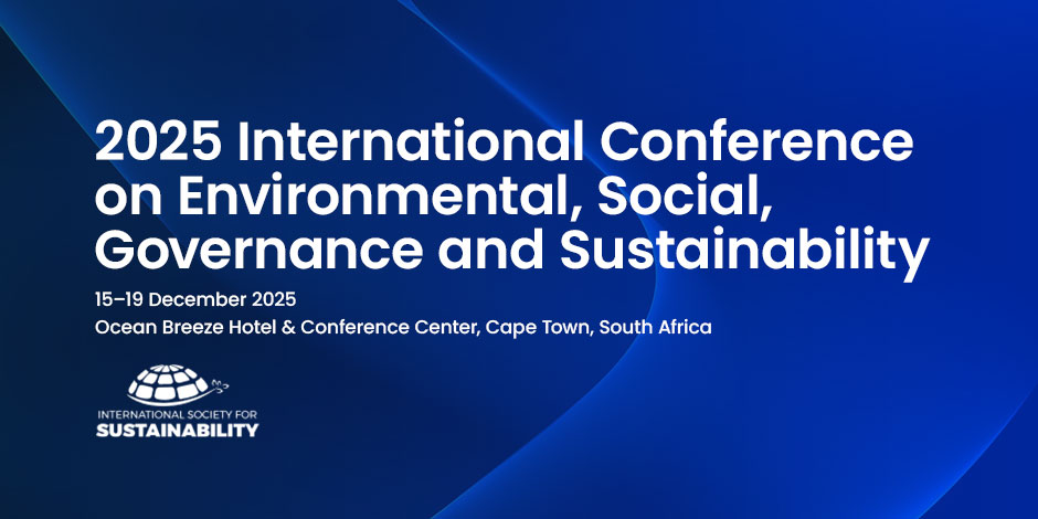 International Conference on ESG & Sustainability (ISS ESGS 2025)
