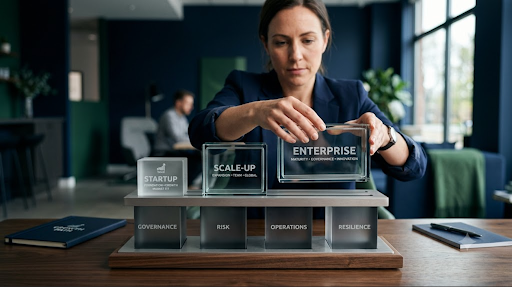 Operations and procurement leaders at a mid-sized business reviewing supplier ESG data and governance metrics after the 2026 EU Omnibus changes to CSRD scope